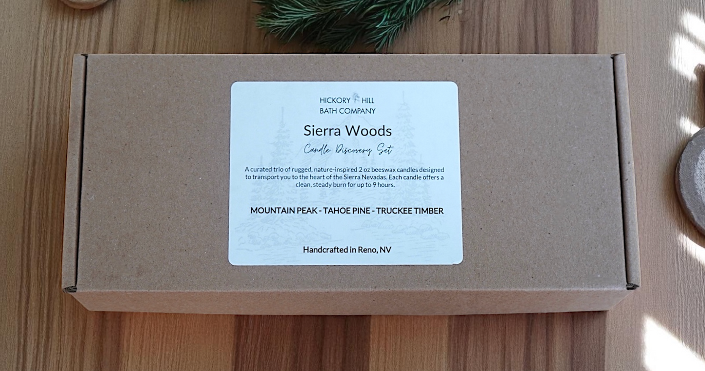 Sierra Woods Candle Discovery Set