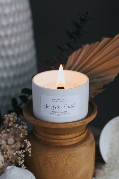Sea Salt + Orchid Candle