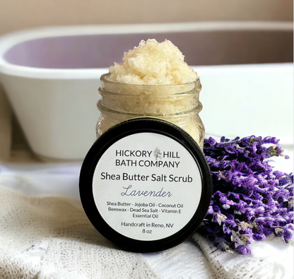 Lavender Shea Butter Salt Scrub