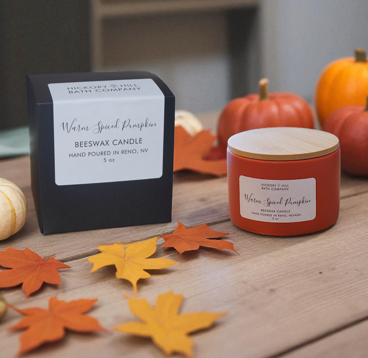 Warm Spiced Pumpkin Candle